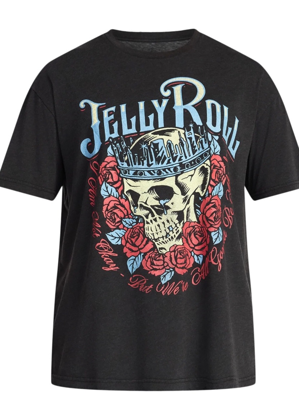 Jelly Roll Men's and Big Men's Boxy Fit Graphic Tee